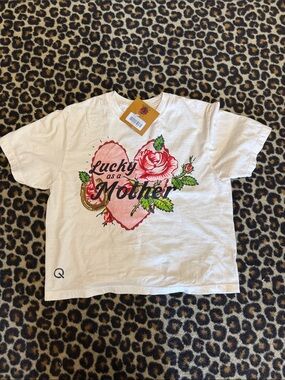 Lucky as a Mother Ivory Tee